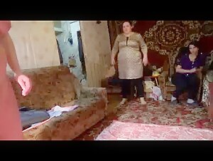 Russian Sexy MILF and dog